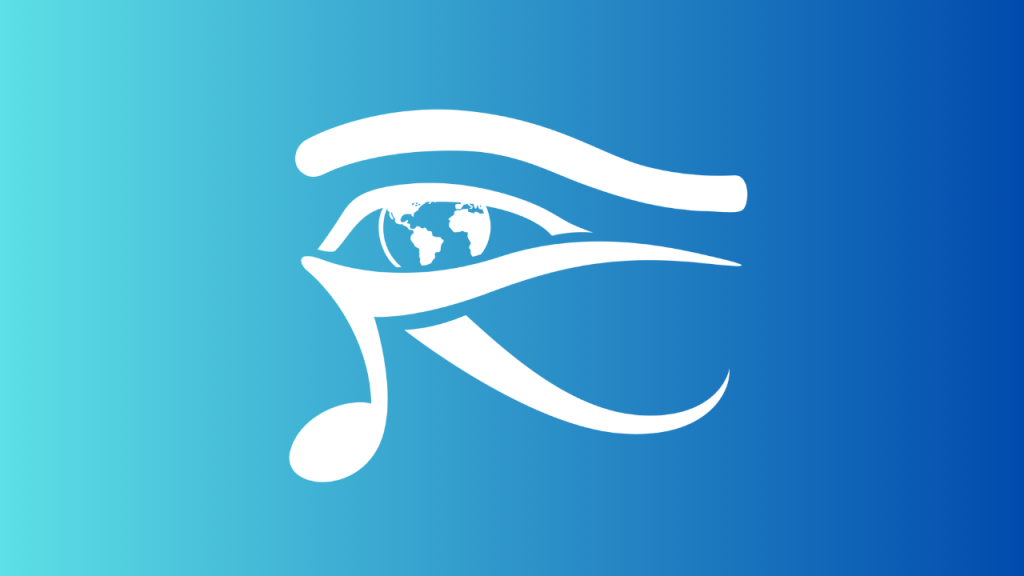 Horus Music Logo Gradient Background