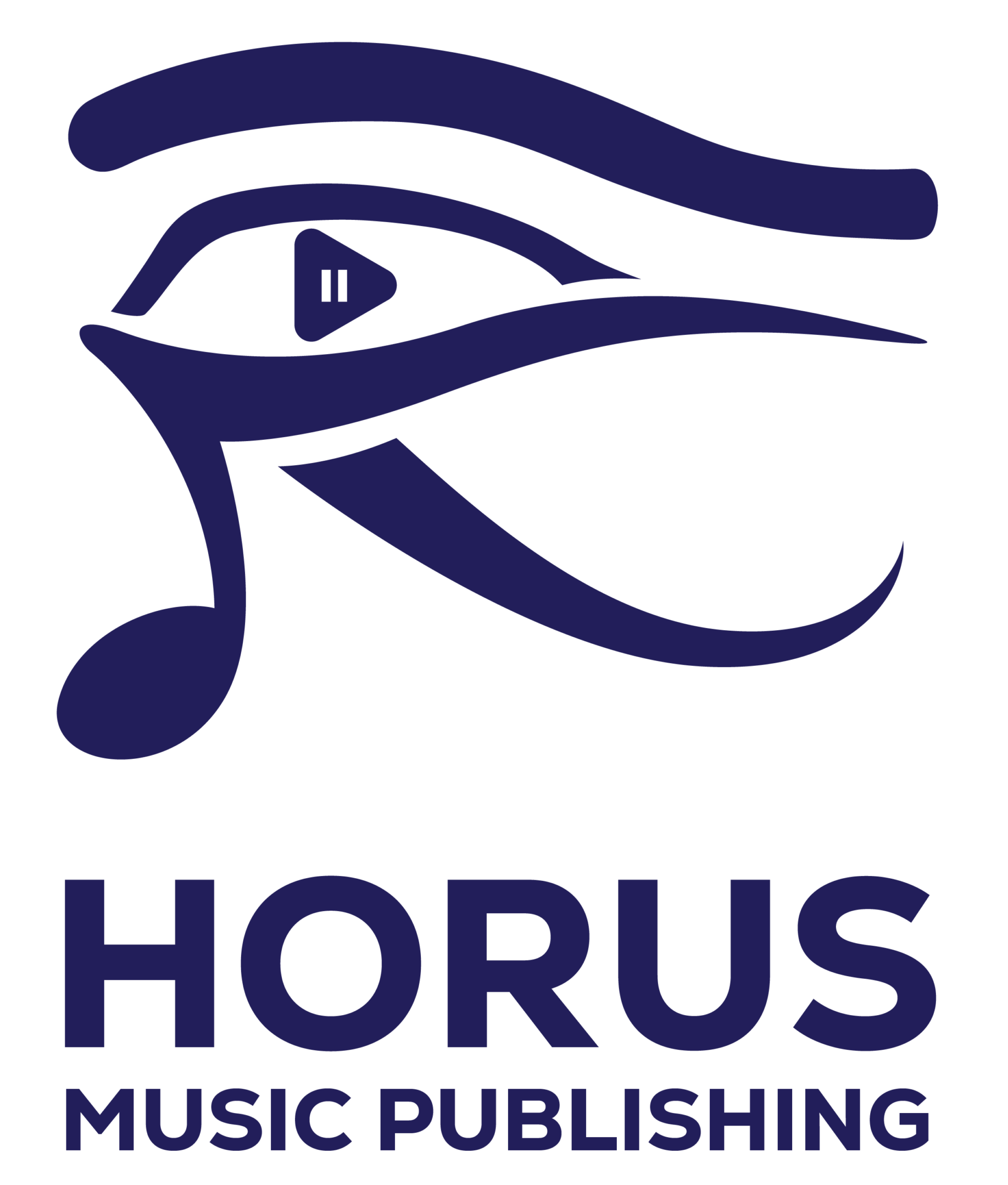 Horus Music Publishing Logo (purple) - cropped for homepage